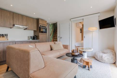 The Woonkamer of Type Bellevue Loft Kids - 4-6BK in Landal Namur Nature