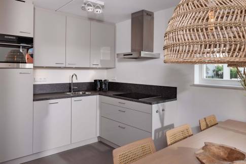 The Keuken of nr. 011 - type Bungalow 6B in Duinresort Dunimar