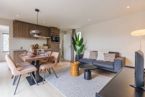 The Woonkamer of Type Lodge de l'Horizon Wellness - 4BE4 in Landal Namur Nature