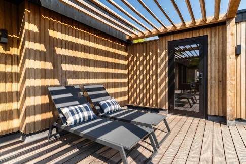 The Terras of Type De Parel Wellness in Landal Klein Oisterwijk