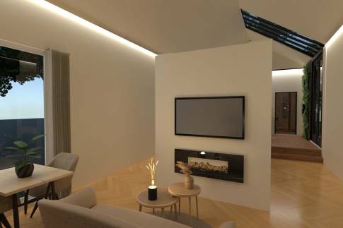 The Woonkamer of Type Markiezin - 2ELW in Landal Landgoed Bourtange