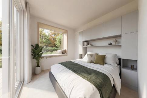 The Slaapkamer of Type Bellevue Loft Kids - 4-6BK in Landal Namur Nature