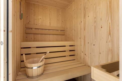 The Sauna of Type Jonkheer - 6L2 Waterlocatie in Landal Landgoed Bourtange