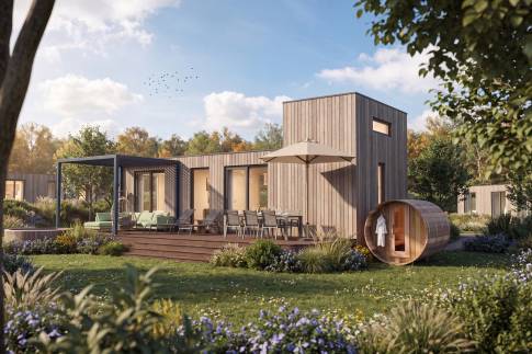 The Buiten of Type Bellevue Loft Wellness - 4-6BE1 in Landal Namur Nature