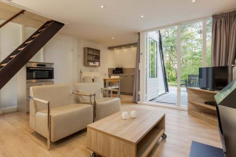 The Woonkamer of nr. 002 Anijs - type Comfort Classic 4 in Landal Bungalowpark Hoenderloo