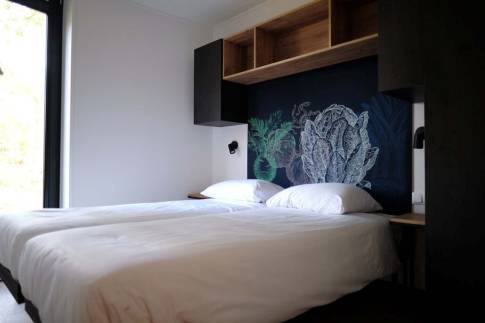 The Slaapkamer of Type Circle lodge 10 - nr. 47 in Landal Gulpen