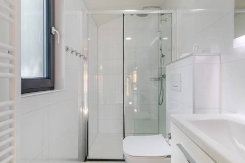 The Badkamer of Type Lodge de l'Horizon - 4B2 in Landal Namur Nature