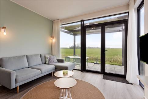 The Woonkamer of nr. 037 - Lodge 4B in Landal Park Wijdenes