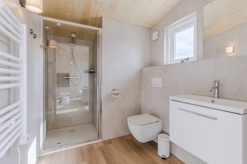 The Badkamer of Type Panorama Comfort in Landal Zeezigt