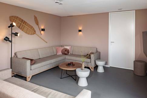 The Woonkamer of Type Familievilla 12 - nr. 7 in Duinresort Dunimar