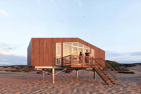The Buiten of Type Panorama Luxe in Landal Zeezigt