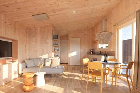 The Woonkamer of Type Hip/Scandinavisch in Landal Zeezigt