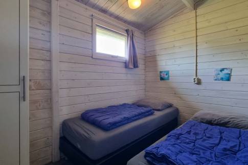 The Slaapkamer 1 of nr. 294 - type Buitenverblijf Wellness 4 in Resort Arcen