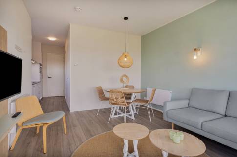 The Woonkamer of nr. 037 - Lodge 4B in Landal Park Wijdenes