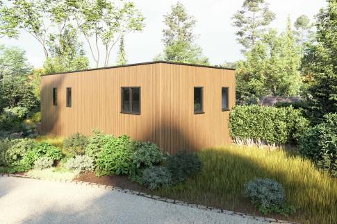 The Buiten of Type Lodge de l'Horizon Wellness - 4BE4 in Landal Namur Nature