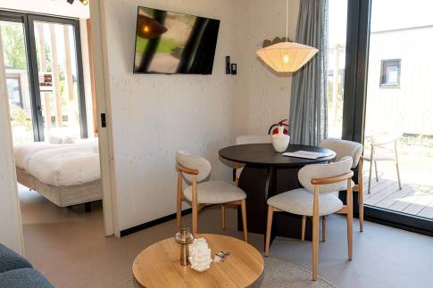 The Woonkamer of Type Family Lodge in Landal Soof aan de Rijn
