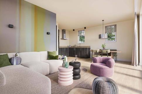 The Woonkamer of Type Luxe - 4L in Landal De Wielsche Dreef