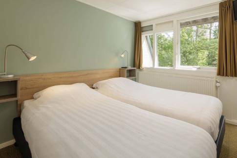 The Slaapkamer 1 of Type Veluwe Villa - nr. 201 Hennep in Landal Bungalowpark Hoenderloo