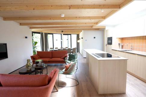 The Woonkamer of nr. 044 - type Circle lodge 10 in Landal Gulpen