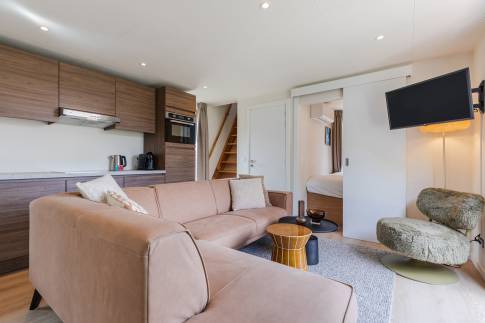 The Woonkamer of Type Bellevue Loft -  4-6B in Landal Namur Nature