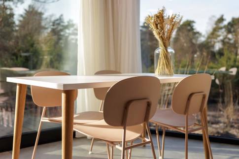 The Eetkamer of nr. 101 - type Harmony H4P in Marber Veluwe