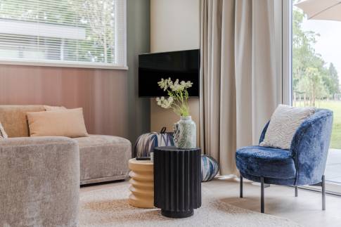 The Woonkamer of Type 4P Extra Luxe Wellness - 4ELW in Landal De Wielsche Dreef