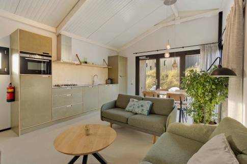 The Woonkamer of nr. 60 - type Pitstop 4 in Landal Zandvoort