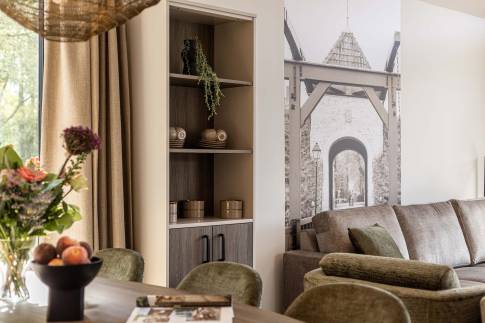 The Woonkamer of Type Jonkheer - 6L2 Waterlocatie in Landal Landgoed Bourtange