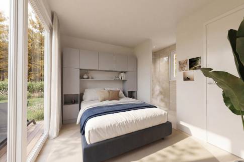 The Slaapkamer of Type De La Vue - 2B2 in Landal Namur Nature