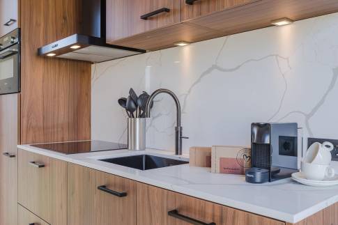 The Keuken of Type Family Lodge in Landal Soof aan de Rijn