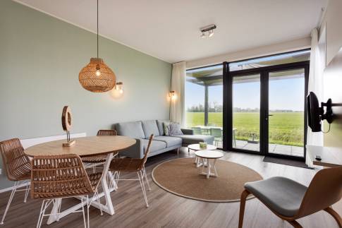 The Woonkamer of nr. 037 - Lodge 4B in Landal Park Wijdenes