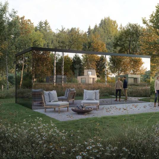 The Buiten of Type spiegel-lodge - 2P in Vastgoedfonds – Goldberg Gardens Vorden