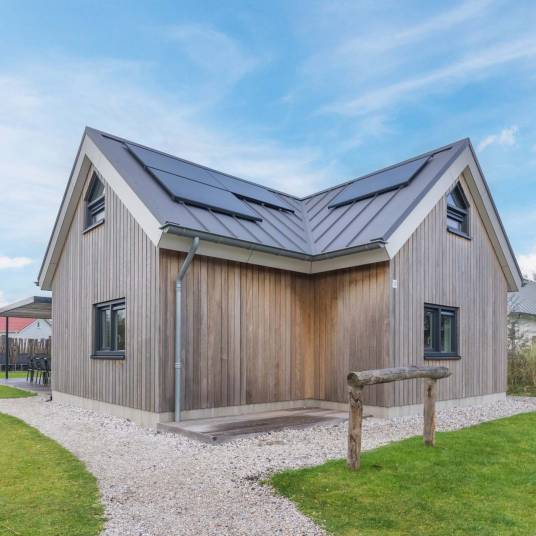 The Buiten of nr. 014 - type Strandlodge 8 in Vakantiepark Boomhiemke